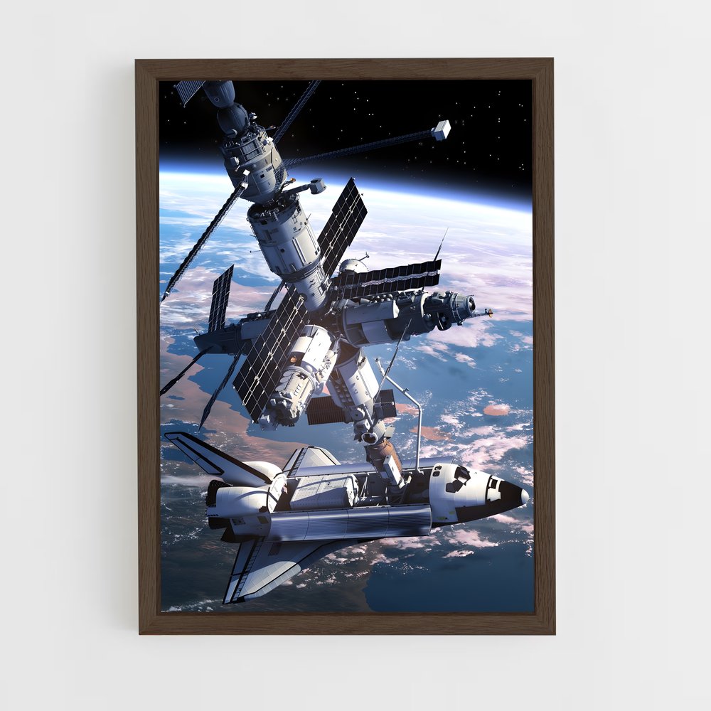 Poster de l'incroyable station spatiale internationale – affiche Astronomie (vue 5)